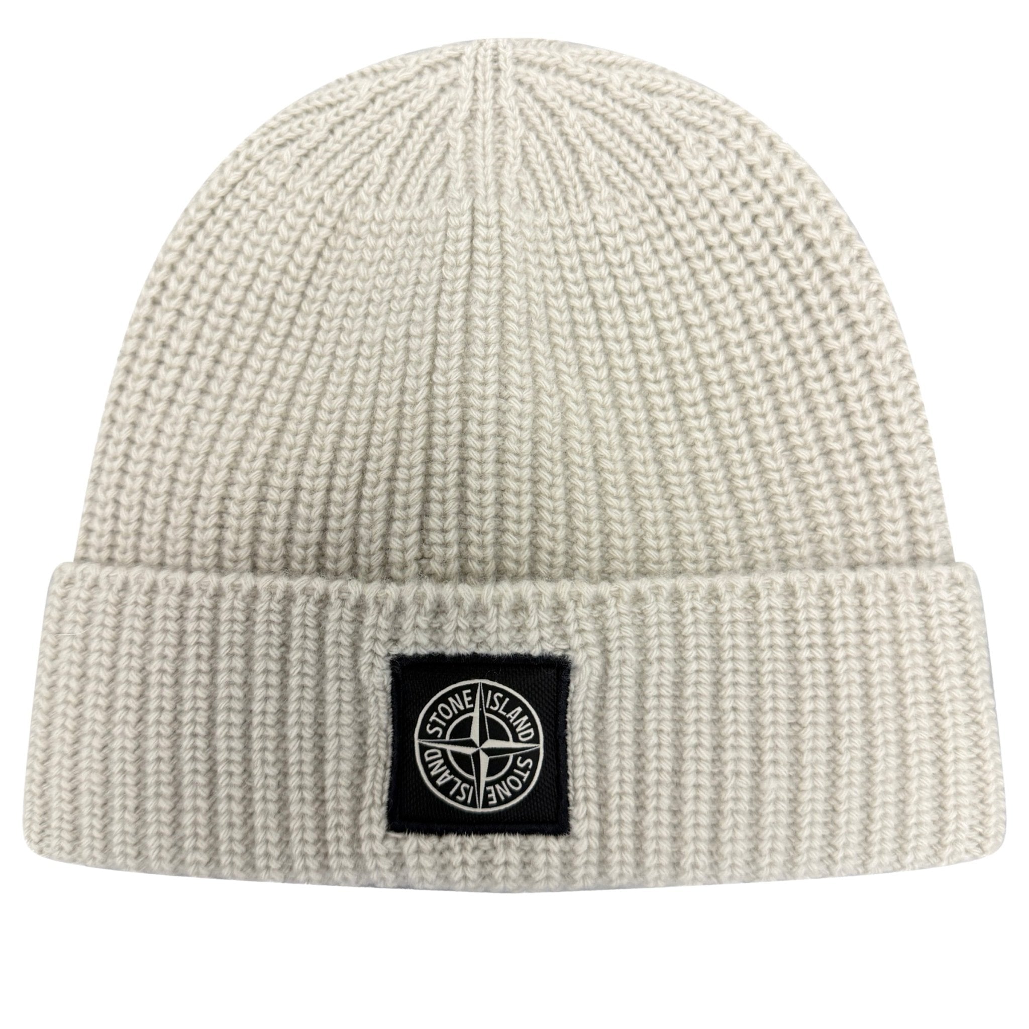 Wool Beanie Hat Off- White