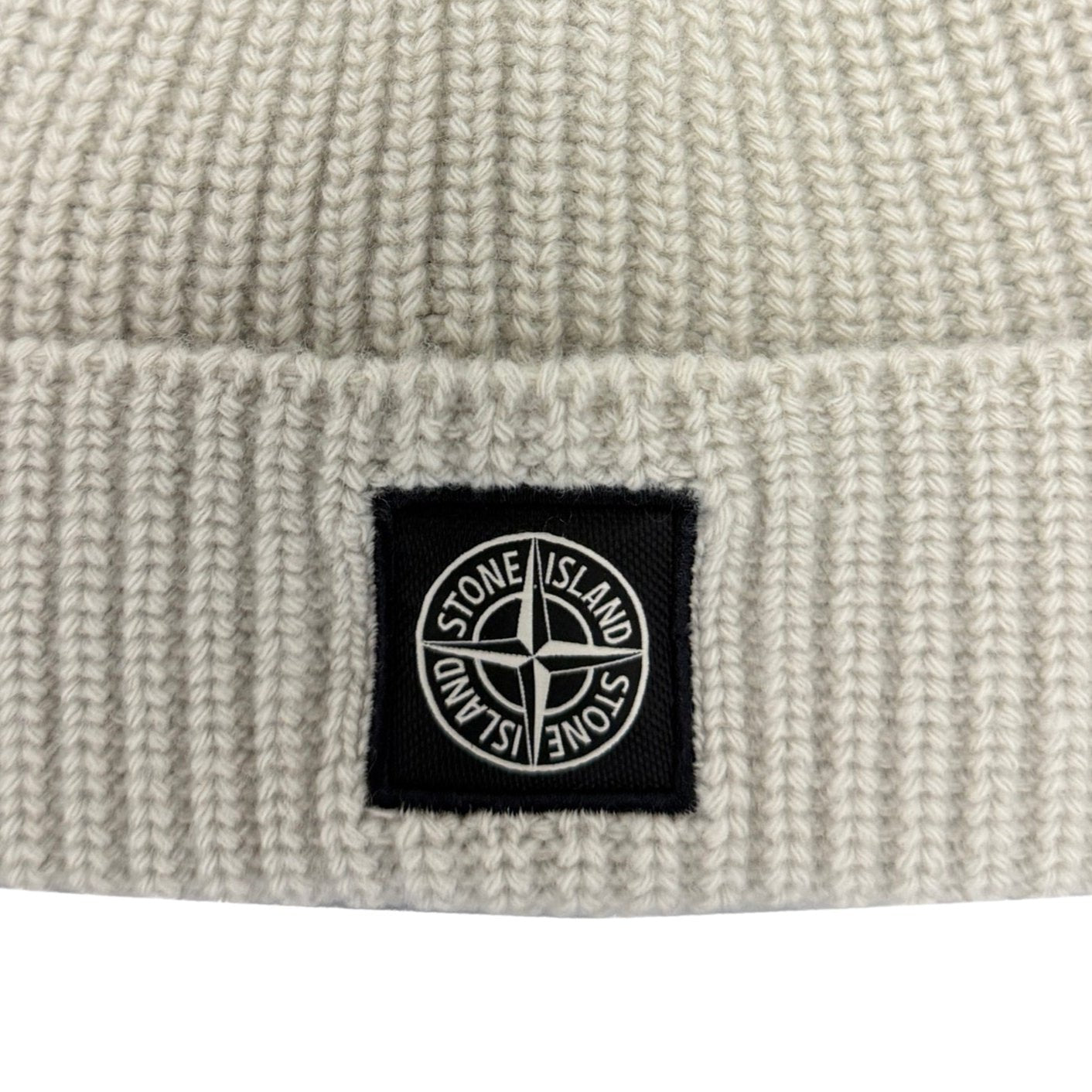 Wool Beanie Hat Off- White